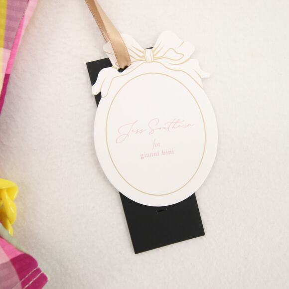 Gianni Bini x Jess Southern Plaid One Piece Swimsuit Scoop Neck Ruffle XS NWT - Picture 5 of 12